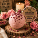 Rose Pasture – All-Natural Rose Bath Bomb
